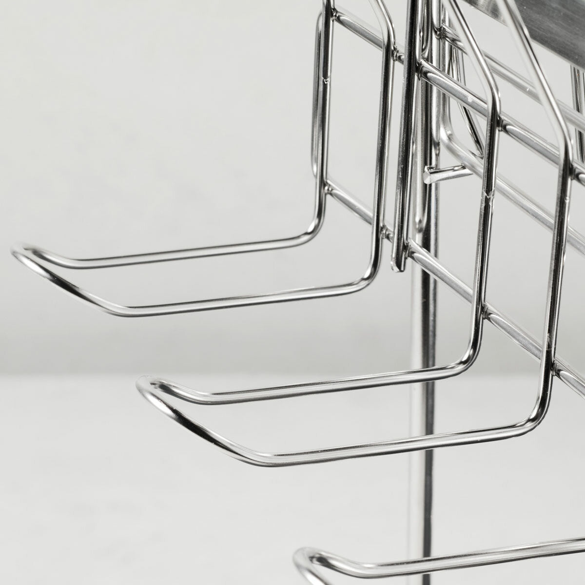 Tramontina 2 Tier Stainless Steel Dish Rack Drainer Drainboard Cup Holder