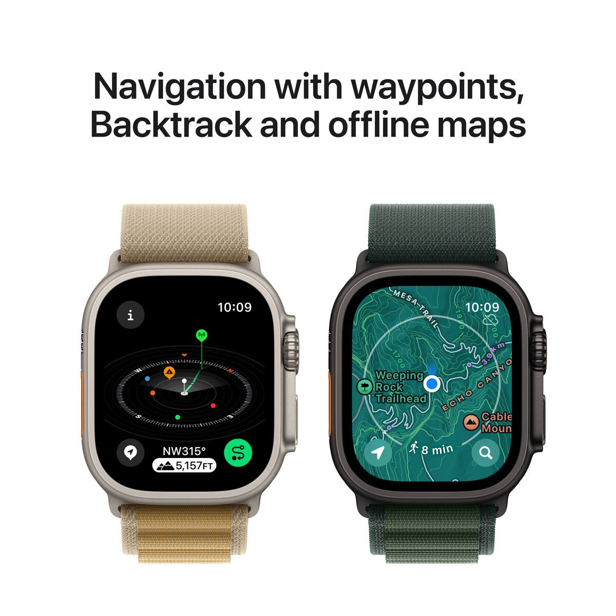Apple Watch Ultra 2 49mm Titanium GPS Cellular Navy Ocean Band MX4D3QA/A