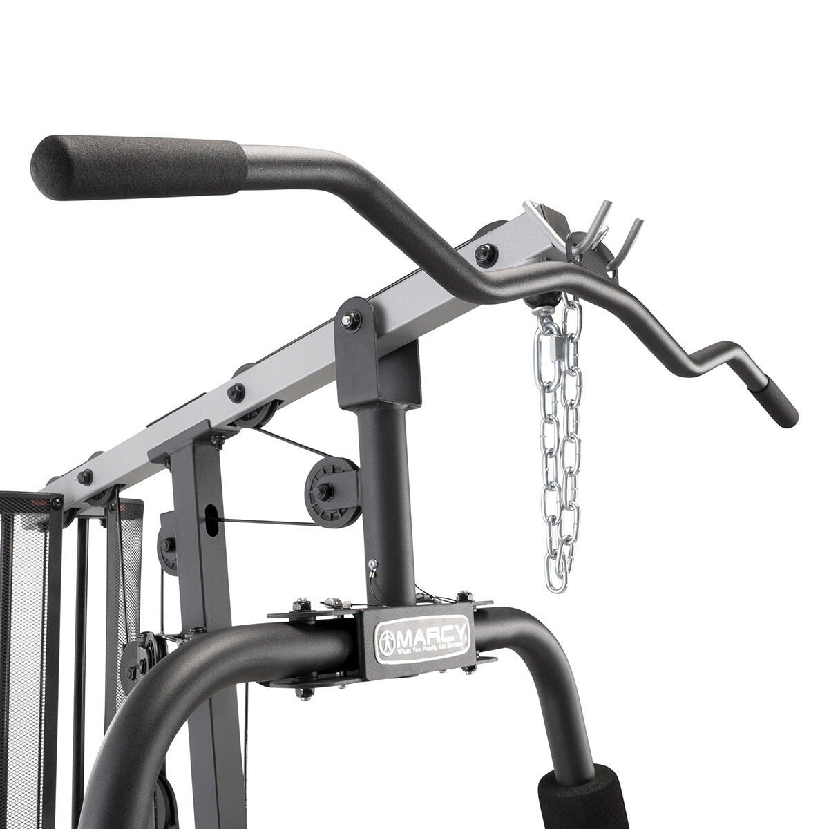 Marcy MWM986 Home Gym System 68kg Steel Weight Stack Pulley Black Silver
