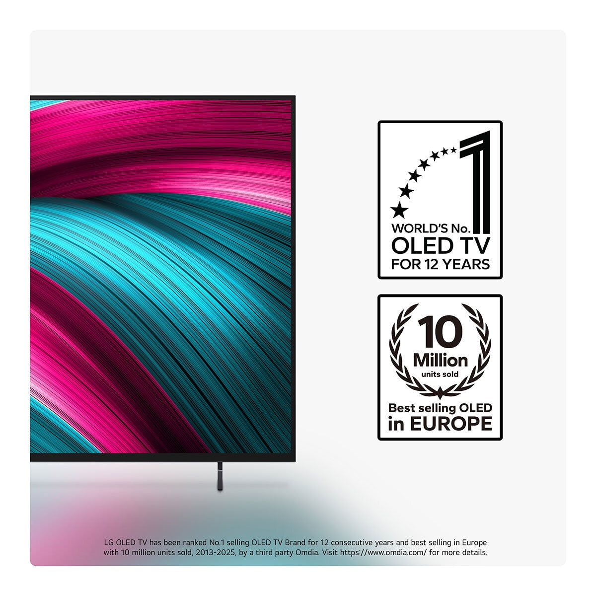 LG OLED42C55LA 42 Inch 4K OLED Smart TV 120Hz Dolby Vision HDR10 Black webOS