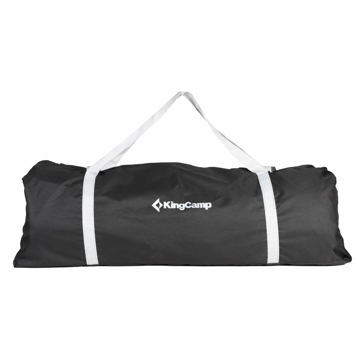 KingCamp Double Camping Chair Oversized Padded Steel FY26 Grey Oxford Bag