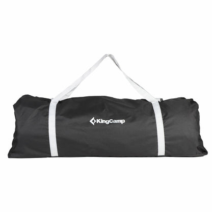 KingCamp Double Camping Chair Oversized Padded Steel FY26 Grey Oxford Bag