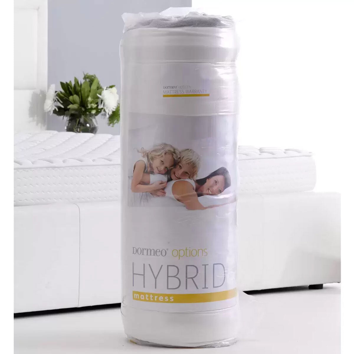Dormeo Options Hybrid Double Mattress Memory Foam Pocket Spring Medium Firm 24cm