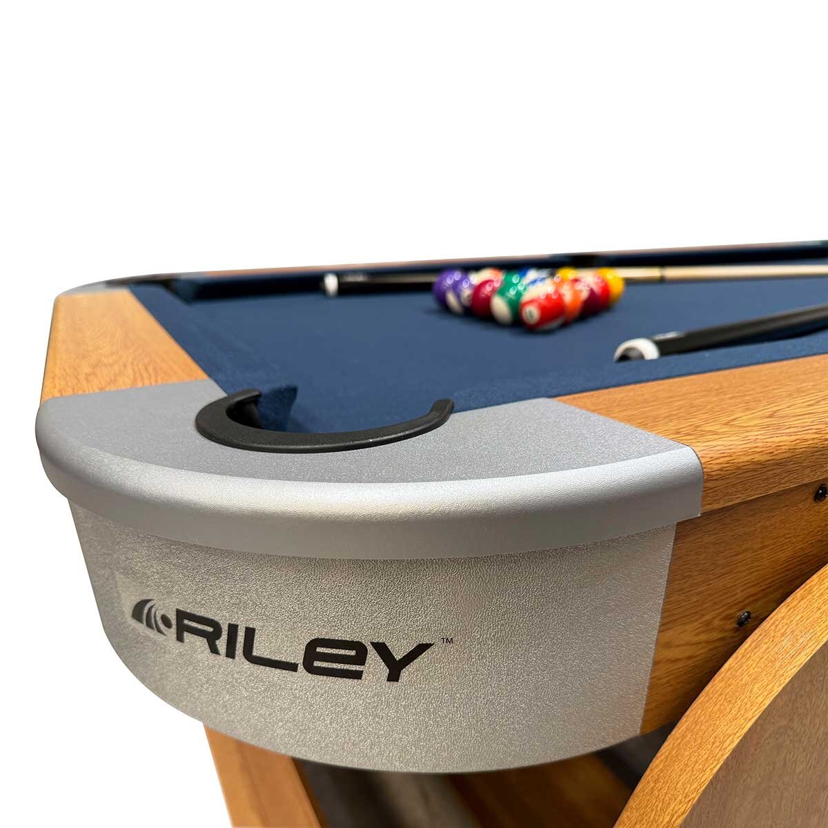 Riley 4 In 1 Folding Multi Games Table Pool Tennis Darts 6ft 198cm Wood
