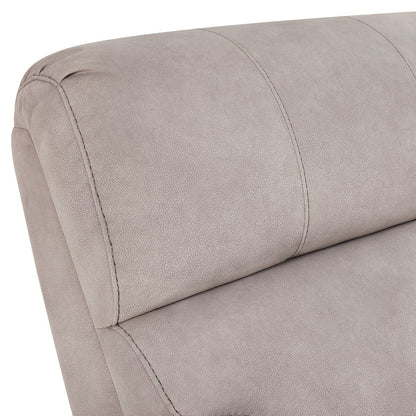 True Innovations Hayden Beige Fabric Manual Recliner Armchair Rocker Chair