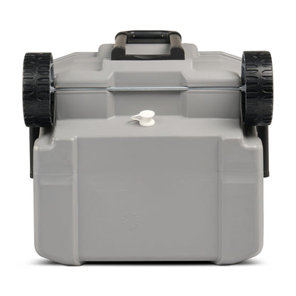 Igloo MaxCold Ultra 62QT Wheeled Roller Cooler Box 5 Day Ice Grey 90 Cans