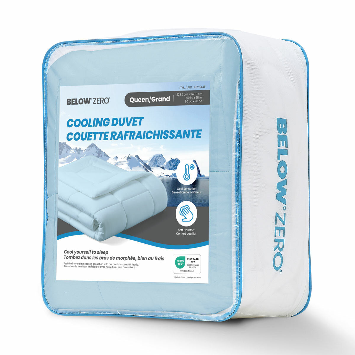 Below Zero Cool Comforter Down Alternative Duvet 229x249cm White
