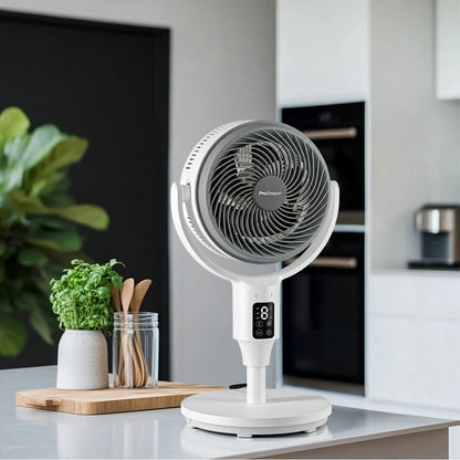 Pro Breeze AirFlo 43" Pedestal Fan PB-F-26WG 9 Speed 4 Mode Remote Control
