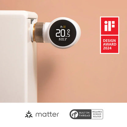 Tado Wireless Smart Thermostat Starter Kit & 2x Radiator Valves TRV White