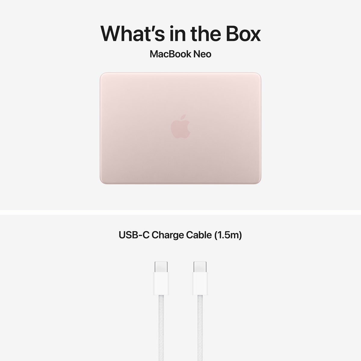 Apple MacBook Neo 13 Inch A18 Pro Chip 8GB 512GB SSD Touch ID Blush Laptop