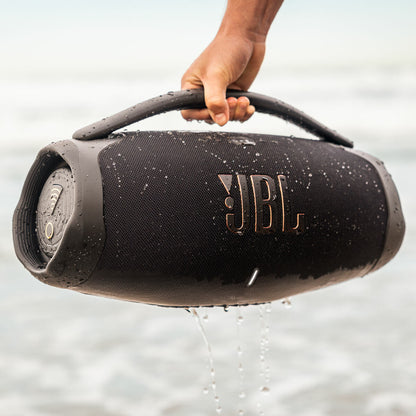 JBL Boombox 3 WiFi Bluetooth Speaker 200W IP67 Waterproof 24Hr Black Portable