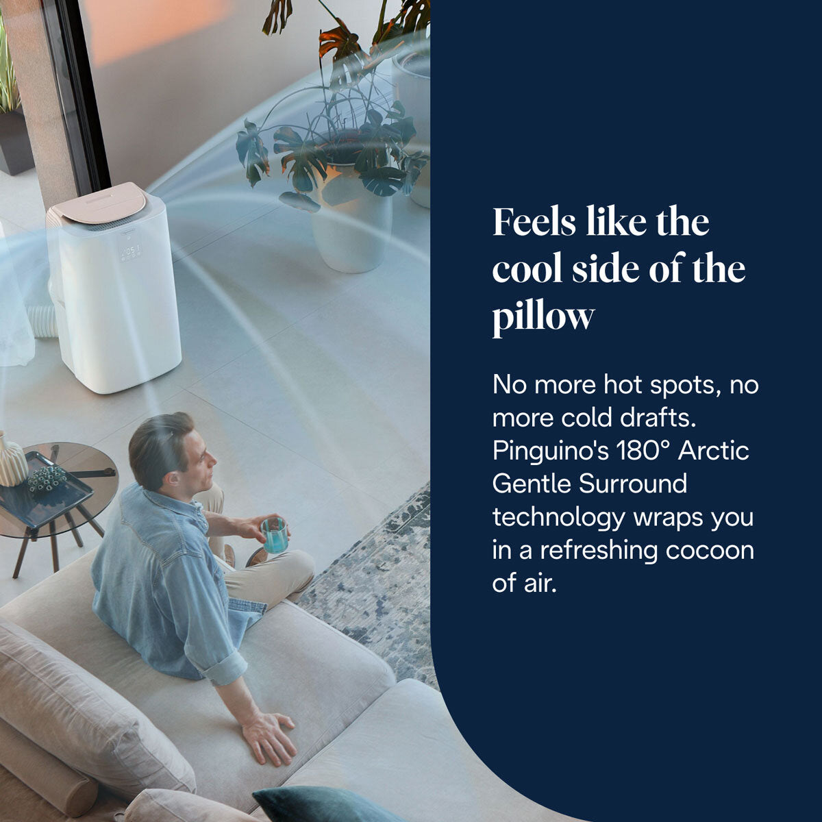 De'Longhi GentleJet AP98 Portable Air Conditioner 11500 BTU A+ White Remote