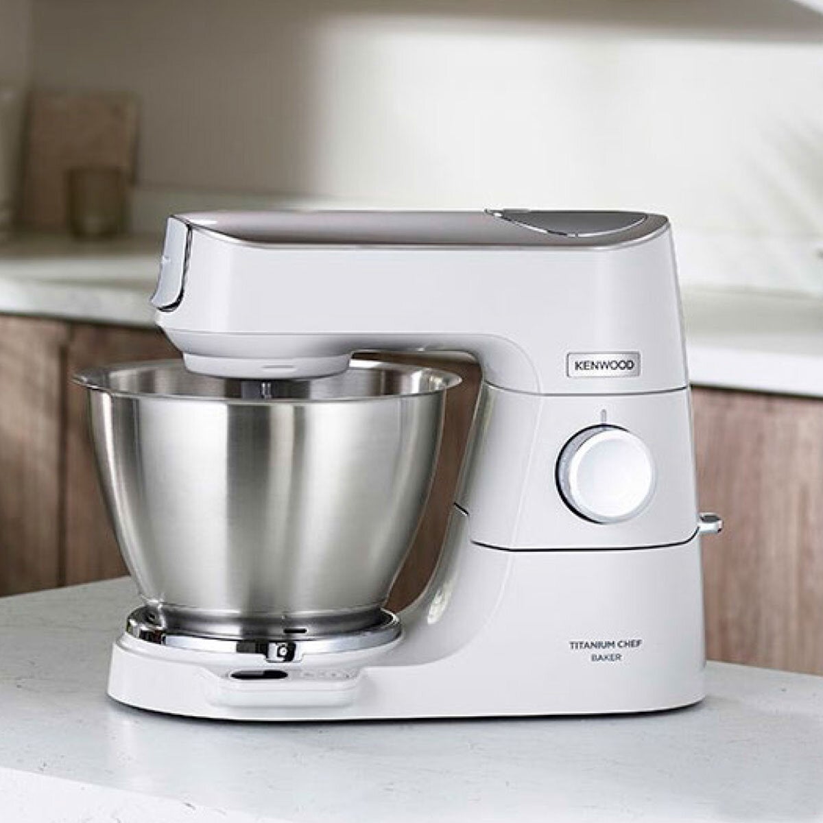 Kenwood Titanium Chef Baker Stand Mixer KVC65 1200W 4.6L Bowl White 8.7kg