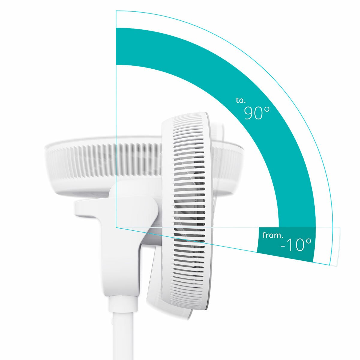 Duux Whisper Fan 3 DXCF221UK 26 Speed Tower Fan Remote Control White 95cm