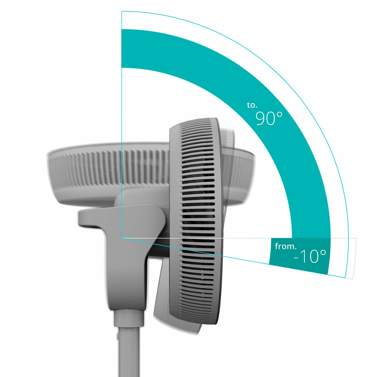 Duux Whisper Fan 3 DXCF220UK Grey Tower Fan 26 Speed Remote Oscillating