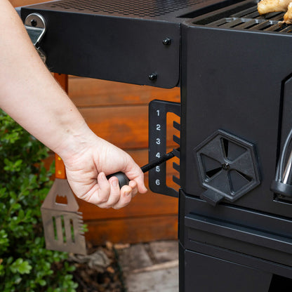 Masterbuilt 36" Charcoal BBQ Grill Wagon FY27 930in² Steel Barbecue Black