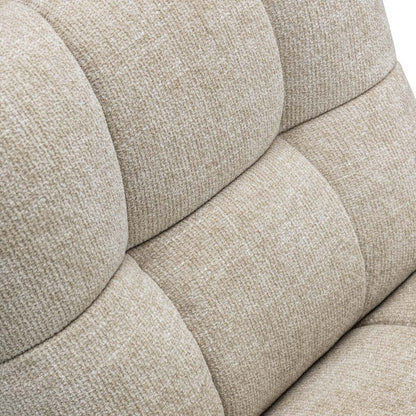 Winslow Beige Fabric Accent Chair Hardwood Legs Living Room Prospera Home