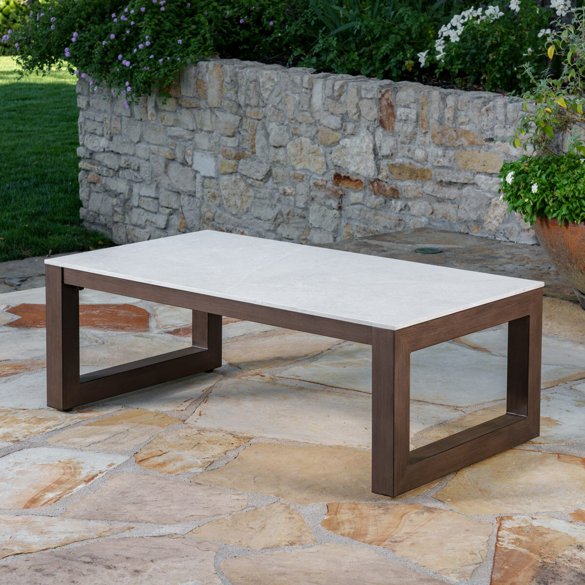 SunVilla Royce 4 Piece Deep Seating Garden Set Aluminium Sunbrella Beige