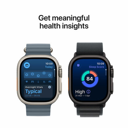 Apple Watch Ultra 3 GPS Cellular 49mm Titanium Black Charcoal Trail Loop M/L