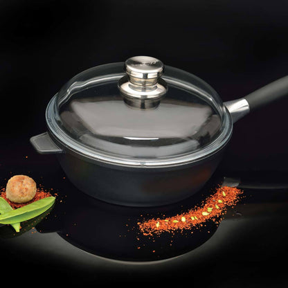BergHOFF Eurocast 11 Piece Non-Stick Cookware Set Induction Cast Iron Black