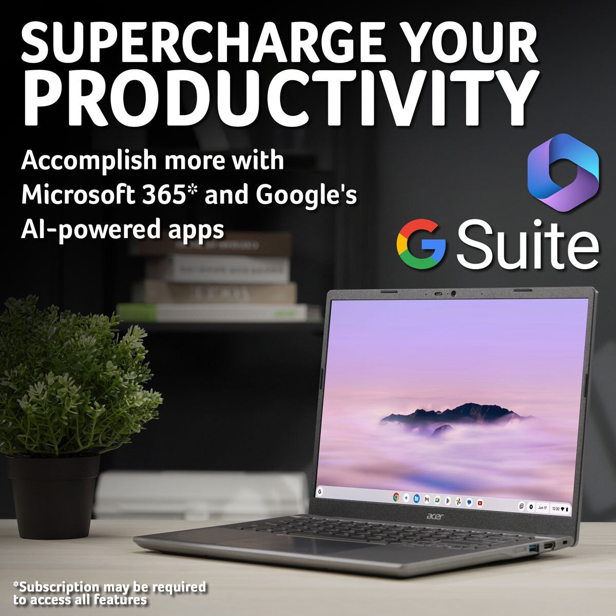 Acer Chromebook Plus 514 Intel Core i5 8GB RAM 256GB SSD 14in Laptop Grey