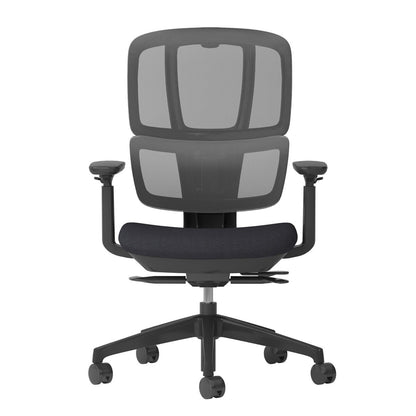 Dams Shelby Mesh Back Operator Office Chair Black Lumbar Support Ergonomic