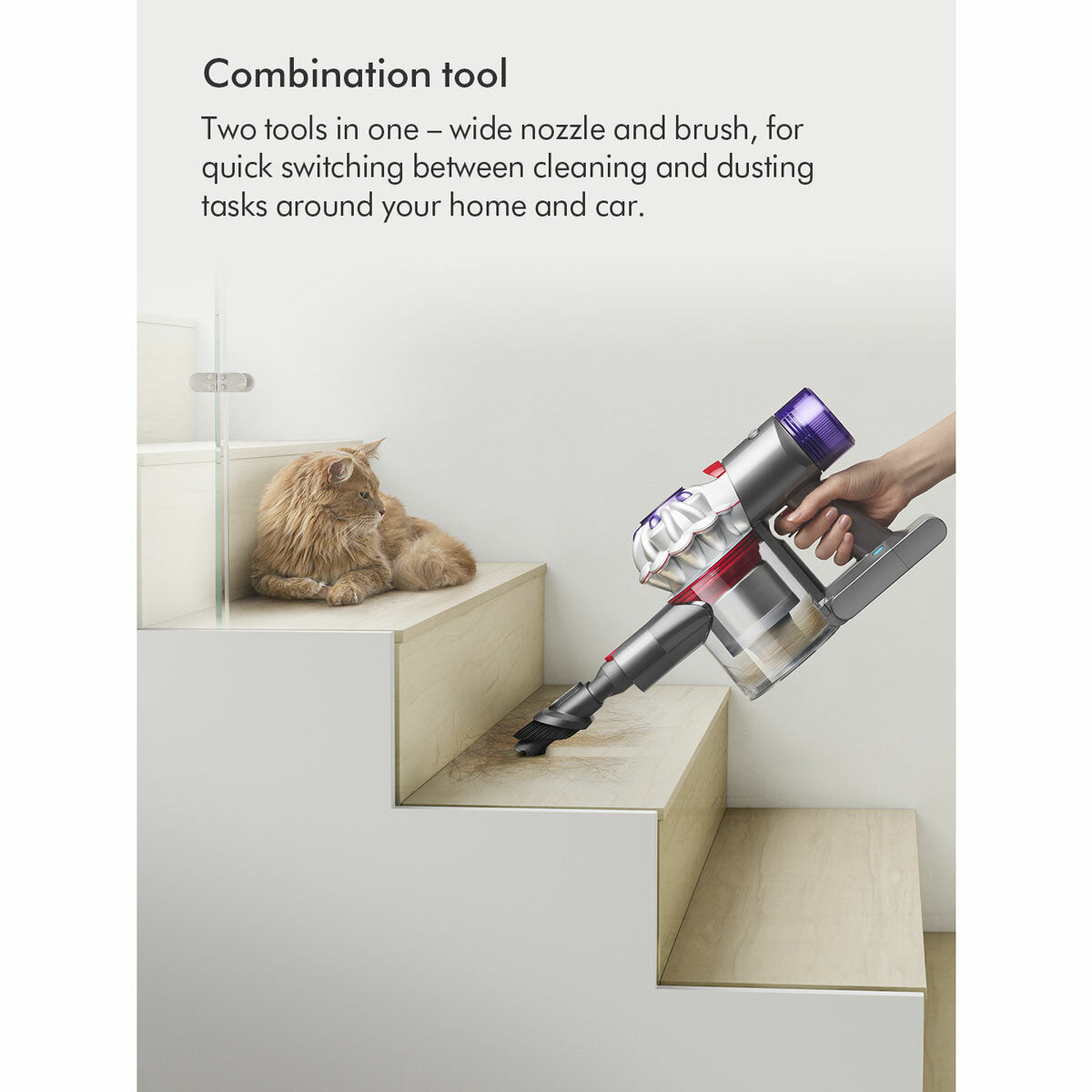 Dyson V8 Absolute Cordless Stick Vacuum Cleaner 476596-01 Orange 40 Min Runtime