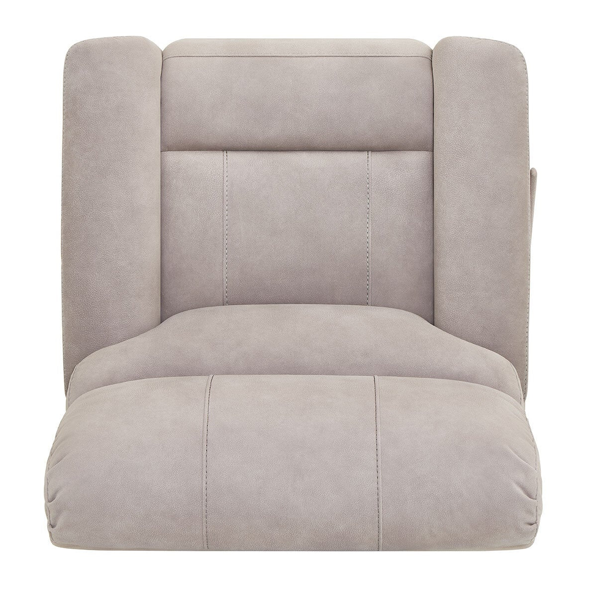 True Innovations Hayden Beige Fabric Manual Recliner Armchair Rocker Chair
