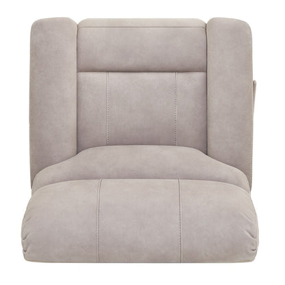 True Innovations Hayden Beige Fabric Manual Recliner Armchair Rocker Chair