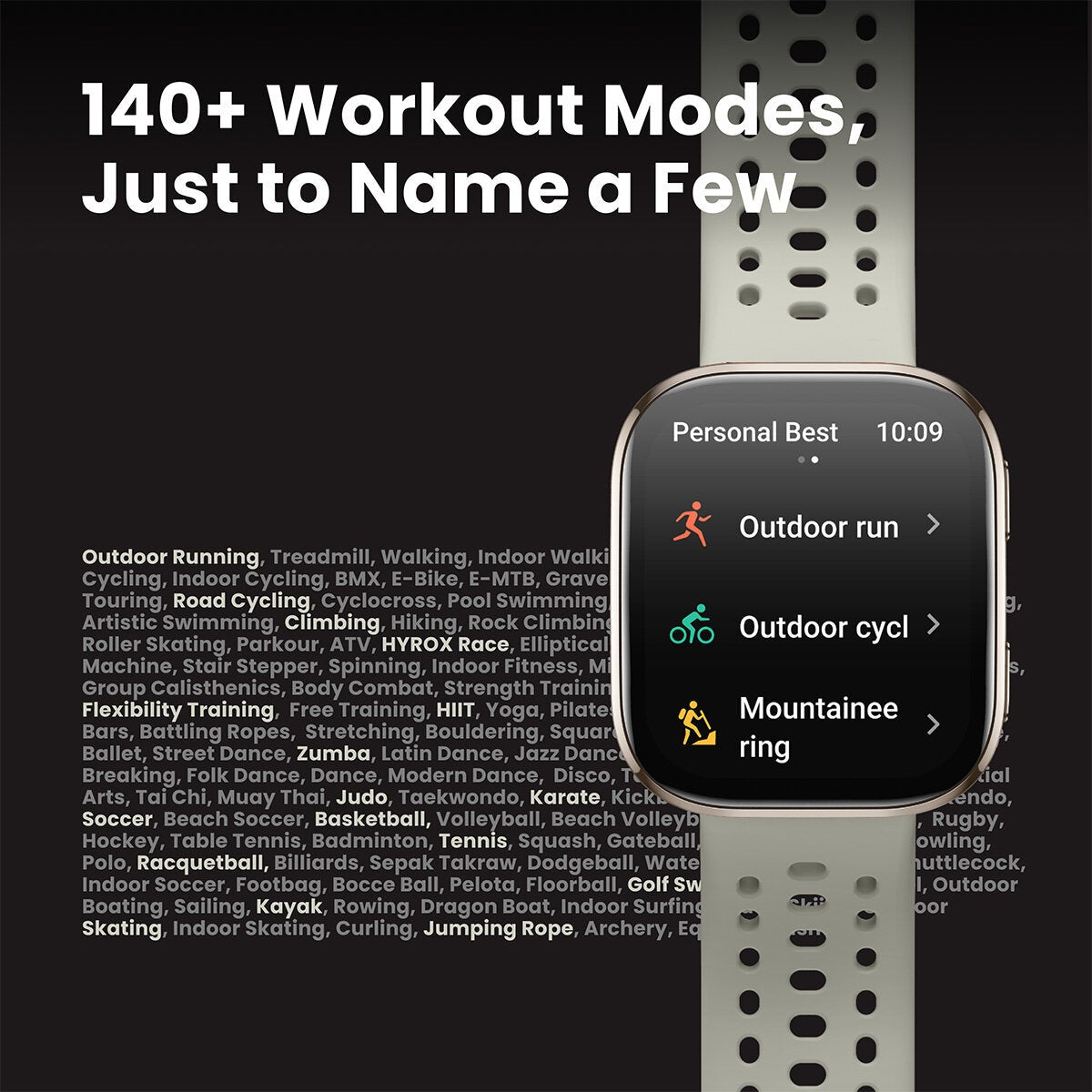 Amazfit Bip 6 Smartwatch 1.97" AMOLED Blush 140 Sport Modes Fitness Watch