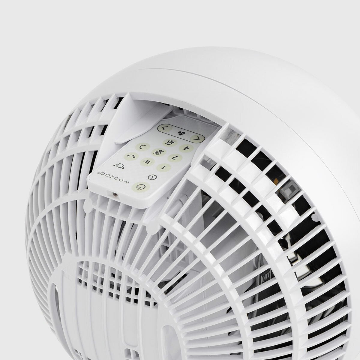 Woozoo IRIS Air Circulator Desk Fan 5 Speed Remote White Oscillating 38W