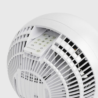 Woozoo IRIS Air Circulator Desk Fan 5 Speed Remote White Oscillating 38W