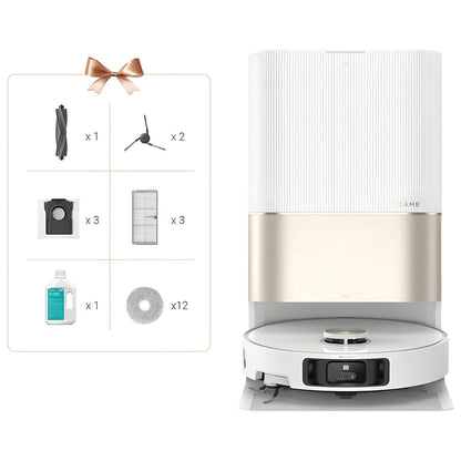 Dreame X40 Ultra Robot Vacuum Mop Self-Cleaning Auto-Empty 12000Pa White