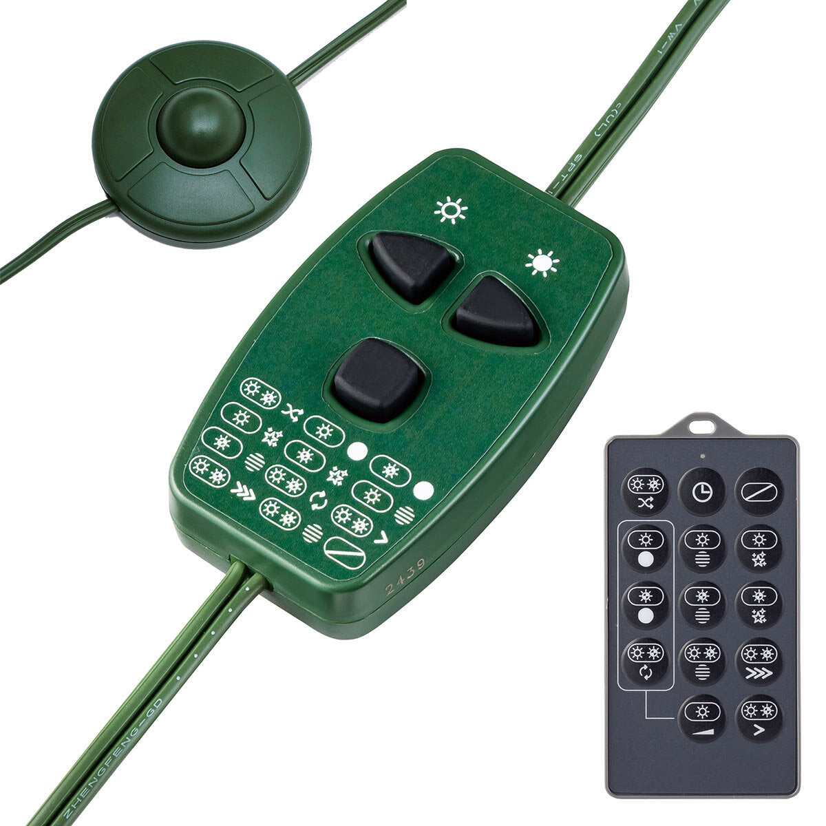 5ft Pre-Lit Glitter Flocked Artificial Christmas Tree 1150 LED Twinkle Light