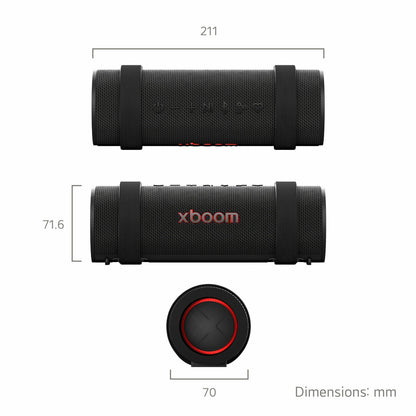 LG XBOOM Grab Portable Bluetooth Speaker will.i.am IP67 Waterproof 20W Black NEW