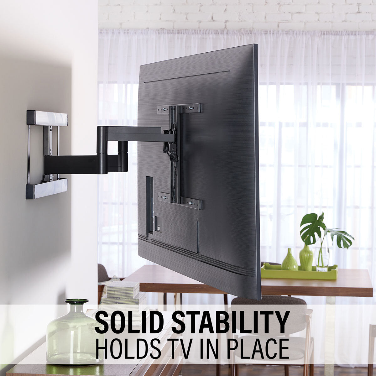Sanus SLF428-B2 Full Motion TV Wall Mount 37-90 Inch Large Black 61kg VESA