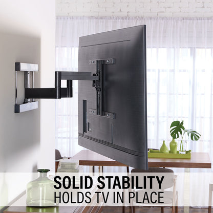 Sanus SLF428-B2 Full Motion TV Wall Mount 37-90 Inch Large Black 61kg VESA