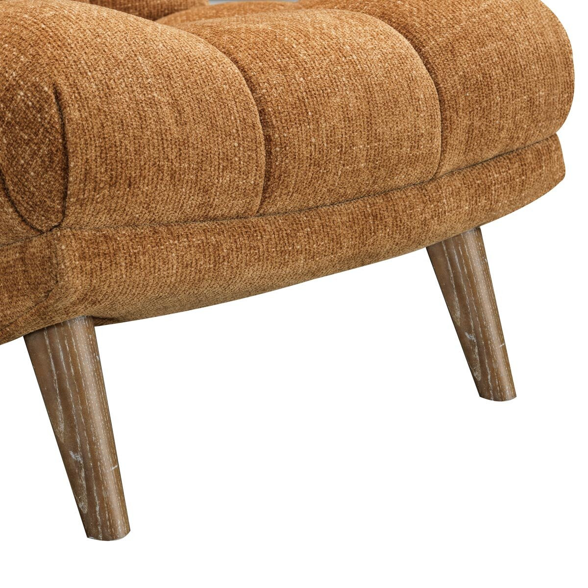 Winslow Fabric Accent Armchair Brown Living Room Foam Seat